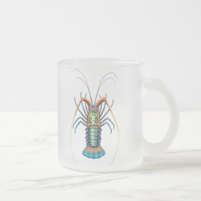 Givré Tasse peinte de langouste (Droit)