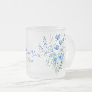 Givré Tasse personnalisée avec bouquet de fleurs sauvage