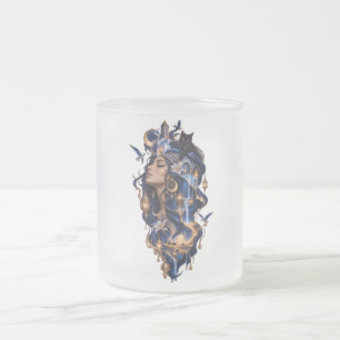 Givré Tasse personnalisée avec un collage d'autocollants