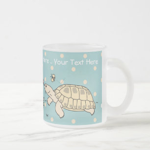 Givré Tasse russe personnalisable de tortue