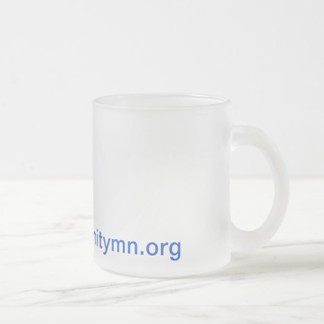 Givré Trinitymn.org tasse de verre dépoli (Droit)