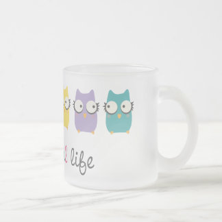 Givré Une tasse ou un verre colorée de la vie