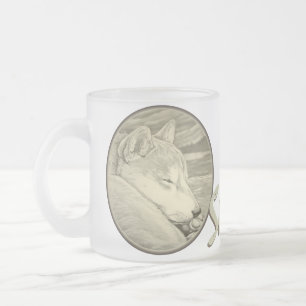 Givré Verre de CupShiba Inu de café de tasse de bière de