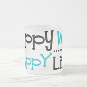 Givré Wife contents, de tasse LIFE contente