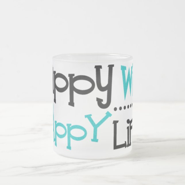 Givré Wife contents, de tasse LIFE contente (Centre)