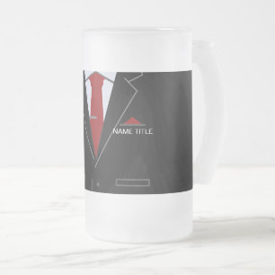 Givrée Cadeau de chope à bière en verre personnalisé Ajou