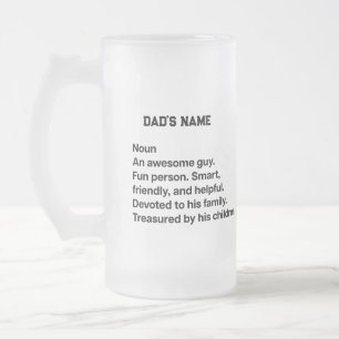 Givrée Cadeau personnalisé de chope à bière avec définiti