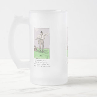 Givrée Chope vintage en verre de récompense de trophée de