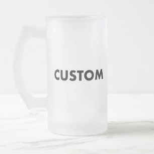 Givrée Verre à bière personnalisé givré - Chope 16oz Pint