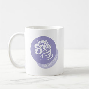 Glaçage de la tasse de logo de sourires