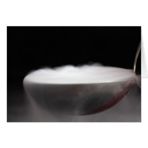 Glace carbonique dans un scoop