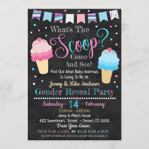 Glace Cream Genre RevezParty Invitation