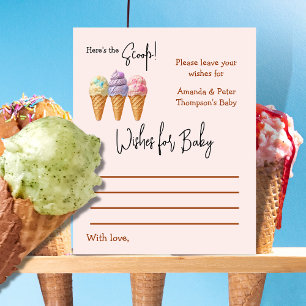 Glace Cream Voici le jeu Scoop Baby shower Wives