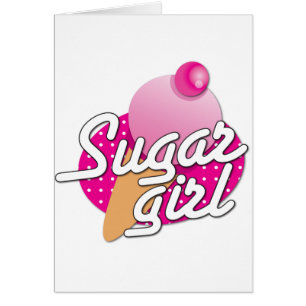 Glace de rockabilly de fille de sucre