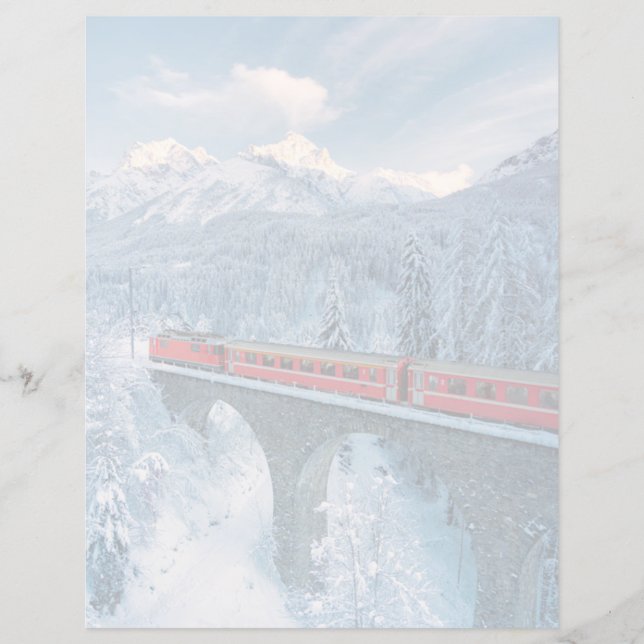 Glace et neige | Train Express Red Bernina Suisse (Devant)