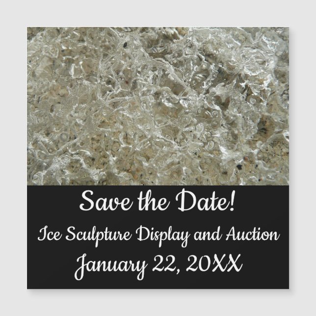 Glace glaciaire Texture nature Abstraite (Devant)