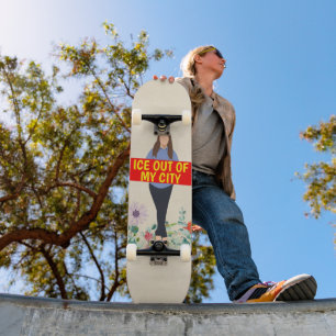 Glace hors de mon skateboard de ville