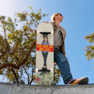 Glace hors de mon skateboard de ville