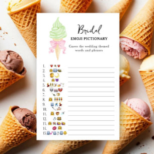 Glace - jeu de pictionnaire d'emoji pour la douche