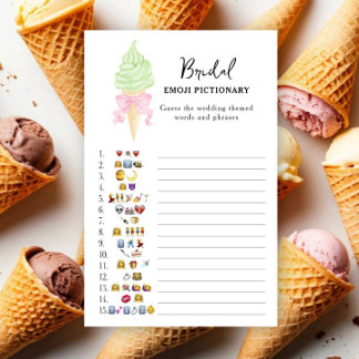 Glace - jeu de pictionnaire d'emoji pour la douche