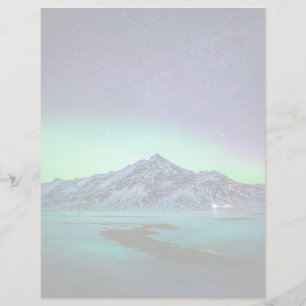 Glace & Neige   Aurore Boréale Voie Lactée Islande