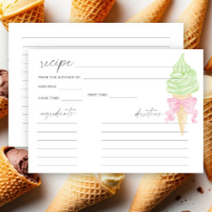 Glace - recette de baby shower de mariage