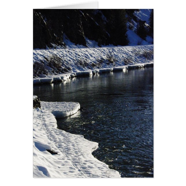 Glace sur la carte Blackfoot (Devant)