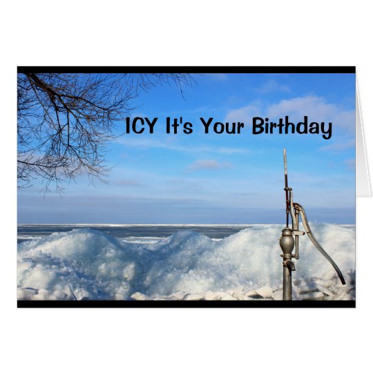 Glacial c'est votre anniversaire que je suis sûr cartes