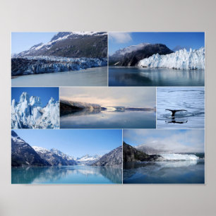Glacier Bay Alaska 14 x 11 Poster