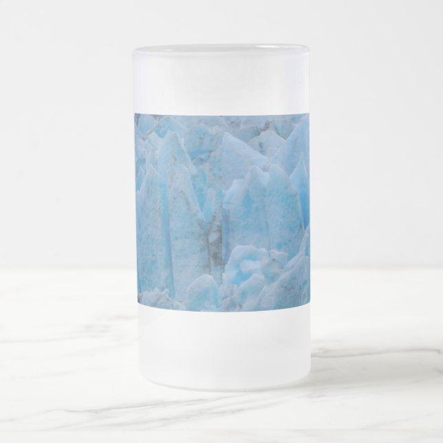 Glacier bleu Verre congelé Bière Mug (Centre)