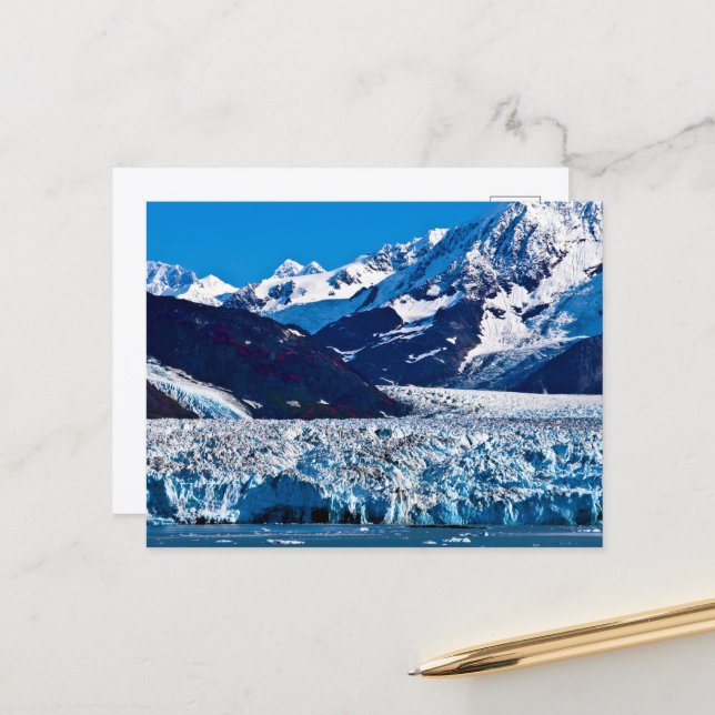 Glacier Hubbard, Alaska Carte Postale (Devant/Arrière en situation)