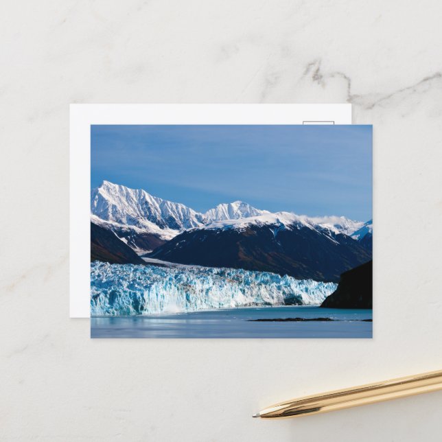 Glacier Hubbard, Alaska Carte postale (Devant/Arrière en situation)