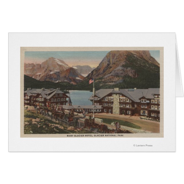 Glacier National Park, MT - Hôtel de Glacier (Devant horizontal)
