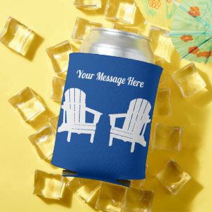 Glacière à bière Chaise de plage - Koozie rétro de