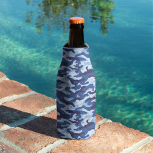 Glacière-Bleu -Camo Glacière bouteille