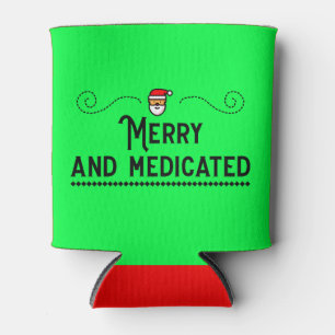 Glacière de boissons de fêtes joyeuse et médicamen
