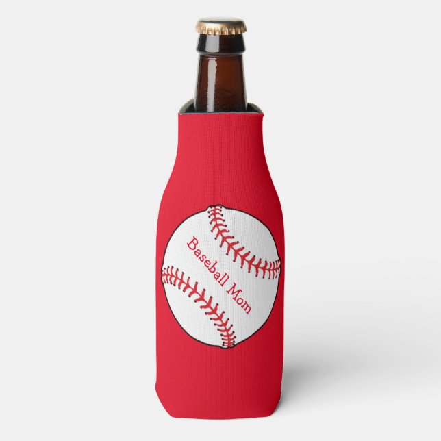 Glacière de bouteille de maman de baseball (Bottle Devant)