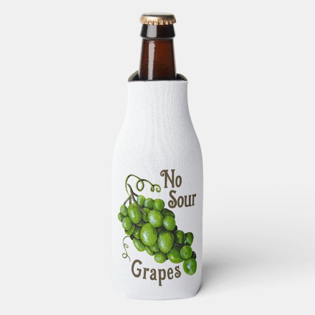 Glacière de bouteille de raisins (Bottle Devant)