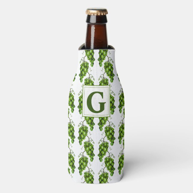 Glacière de bouteille de raisins verts (Bottle Devant)