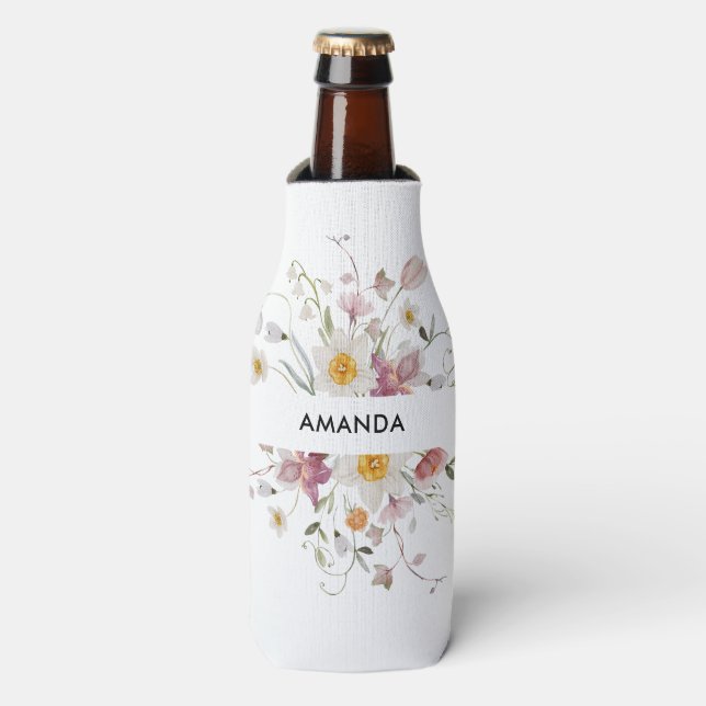 Glacière de bouteille Mariage personnalisé (Bottle Devant)