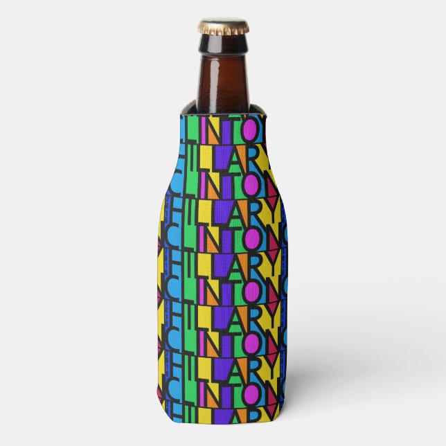 Glacière de bouteille monogramme personnalisé Hill (Bottle Devant)