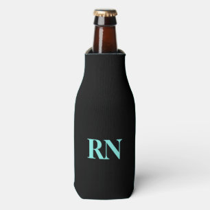 Glacière de bouteille personnalisé par noir de R