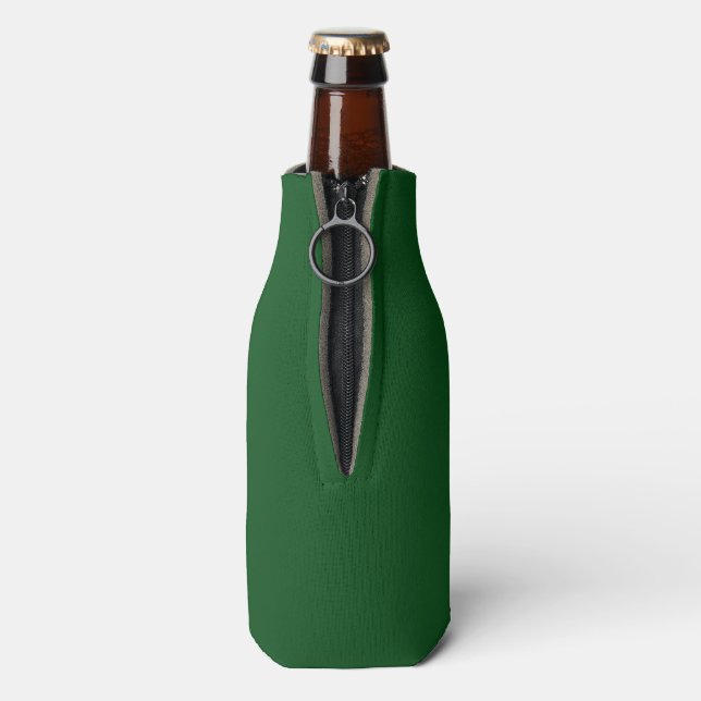 Glacière de bouteille vert foncé (Bouteille Dos)
