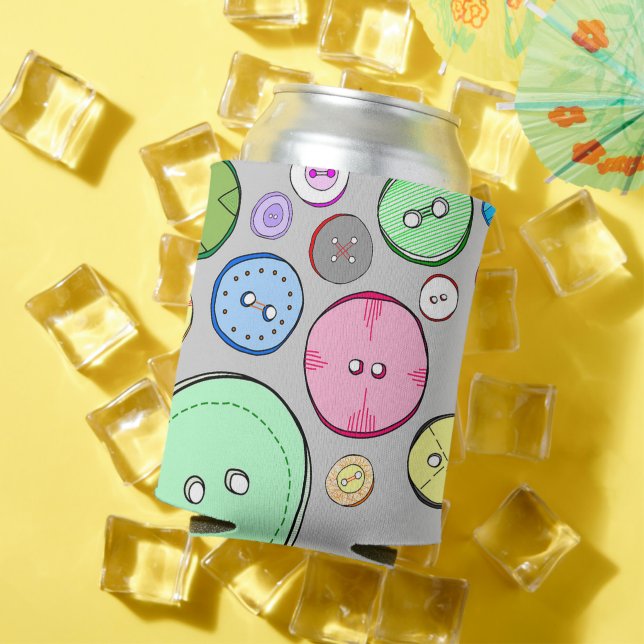 Glacière de boutons colorés (Été in situ)