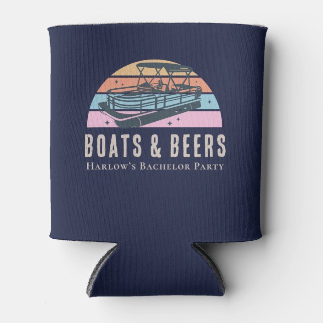 Glacière enterrement vie garçon Bateaux et Bières (Devant)