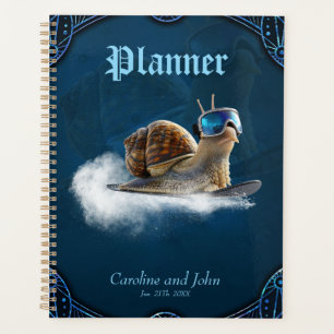 Glacière que le reste, l'escargot de snowboard.
