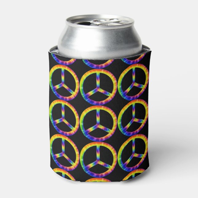 Glacière symbole de la paix Tie Dye (Can devant)