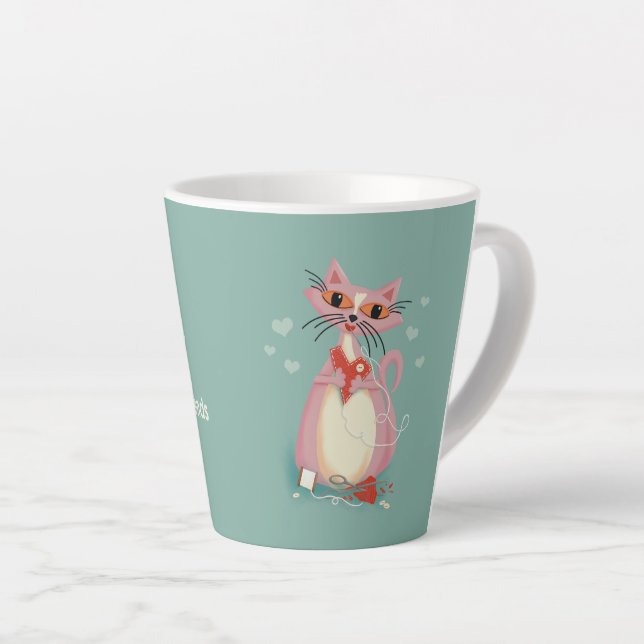 Glad Nous sommes amis Latte Mug (Angle droit)