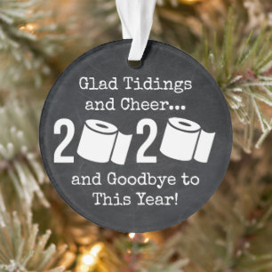 Glad Tidings and Cheer Goodbye 2020 Toilet Paper