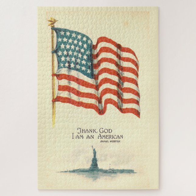 Glad to be American Large Puzzle (Vertical)